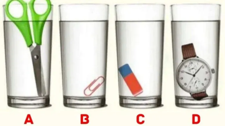 Ne kadar zeki olduğunu öğrenmek için bardaklardan birini seç